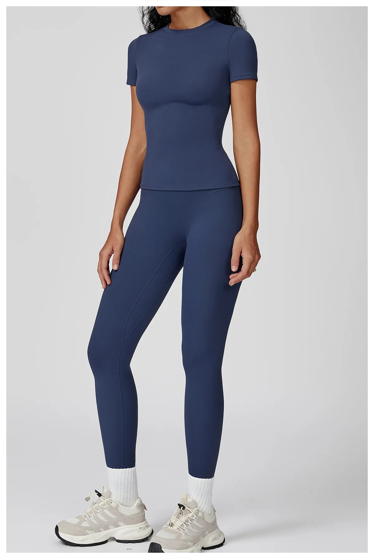 Veyra Active™ Women's SculptFlex 2-Piece Yoga Set | Long Sleeve Top, High-Waist Leggings & Shorts