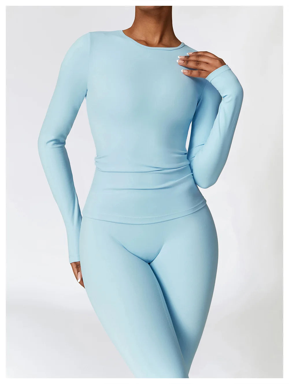 Veyra Active™ Women's Thermomotion Long-Sleeve Yoga Shirt | Winter Quick-Dry Slim-Fit Gym Top