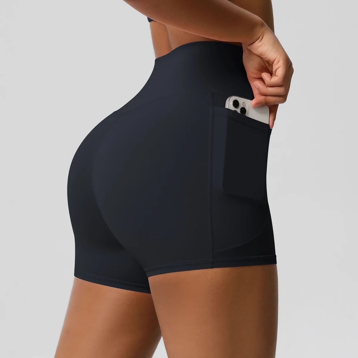 Veyra Active™ Pocketed High-Waisted Yoga Shorts | 100% Squat-Proof Anti-Chafe Biker Shorts
