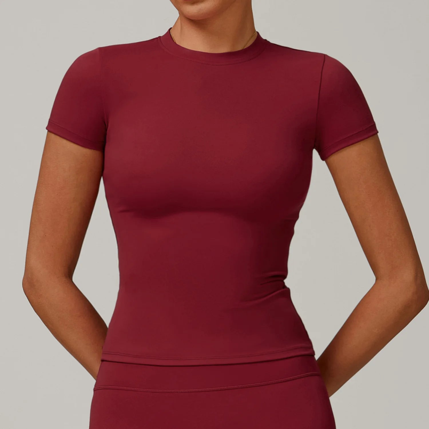 Veyra Active™ Breeze Slim-Fit Running T-Shirt | Breathable Short-Sleeve Yoga & Gym Tee